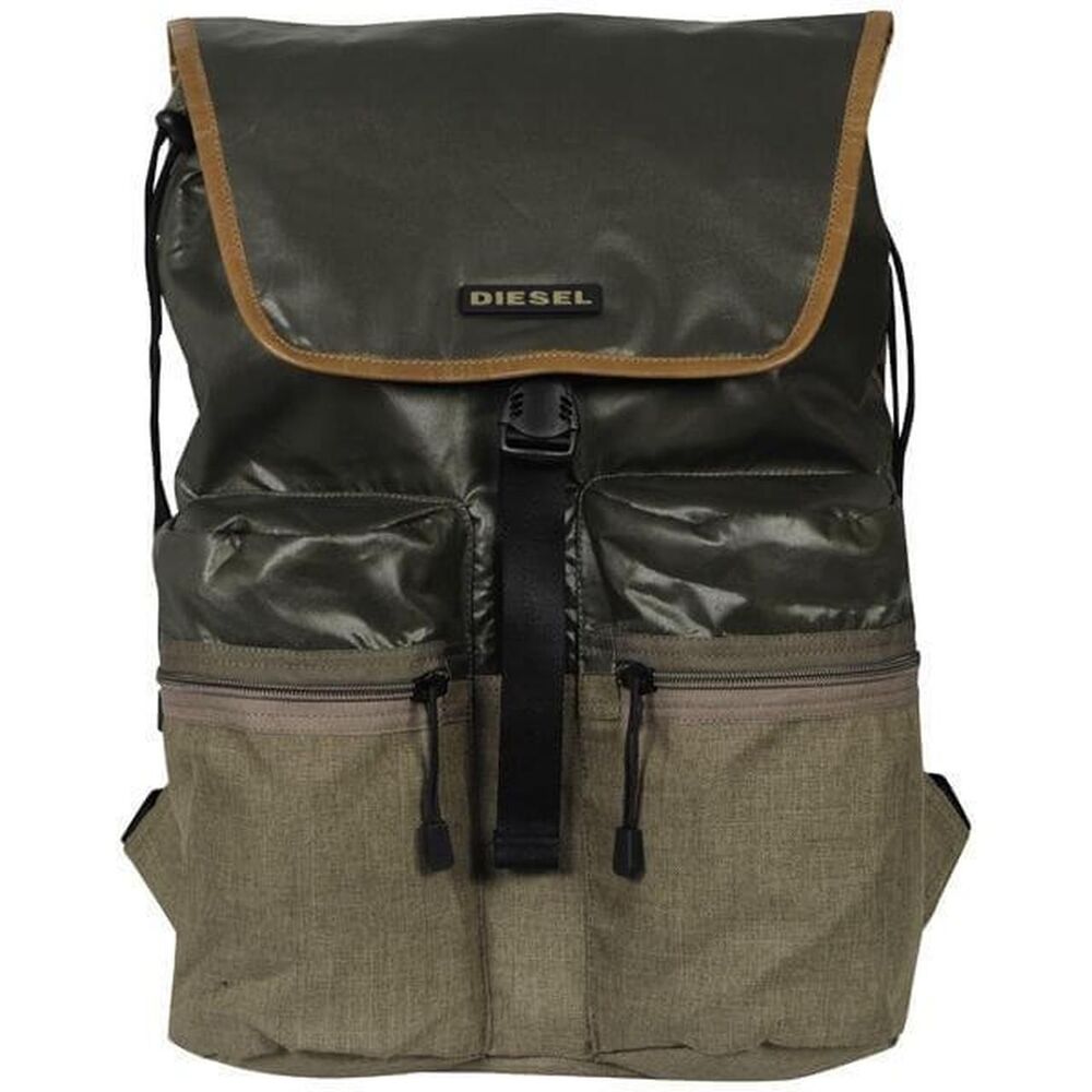 INSANELY SWEET Early 2000s Diesel Moss  Green Utillity Multi cargo Backpack